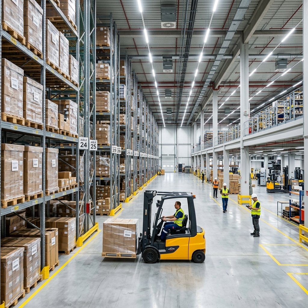 High-tech Warehouse Interior